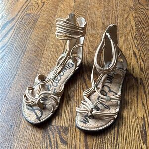 B5 Sam Edelman Women’s 7.5 Beige Strappy Sandals